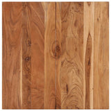 Coffee Table 68x68x41 cm Solid Acacia Wood - Rear View