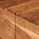 Coffee Table 68x68x41 cm Solid Acacia Wood - Low Angle