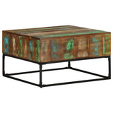 Coffee Table 68x68x41 cm Solid Reclaimed Wood - 45-Degree Angle