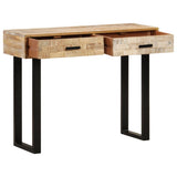 Console Table 100x30x75 cm Solid Mango Wood - 45-Degree Angle