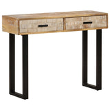 Console Table 100x30x75 cm Solid Mango Wood - Extra Image