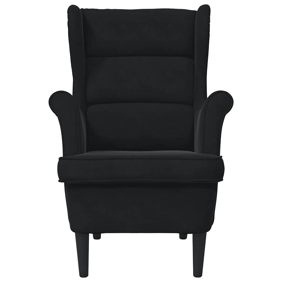 Armchair Black Velvet