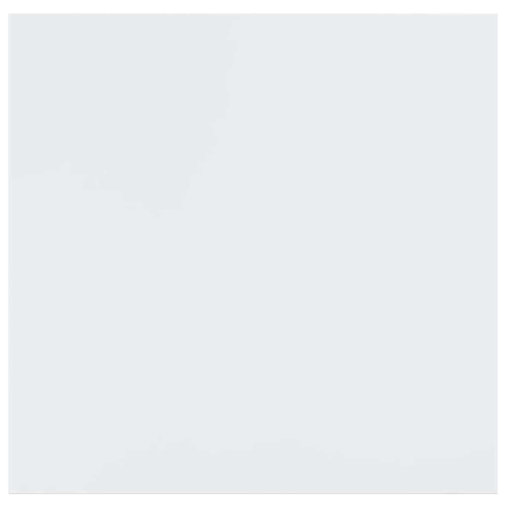 Floating Wall Shelf High Gloss White 23x23.5x3.8 cm MDF