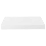 Floating Wall Shelf High Gloss White 40x23.5x3.8 cm MDF