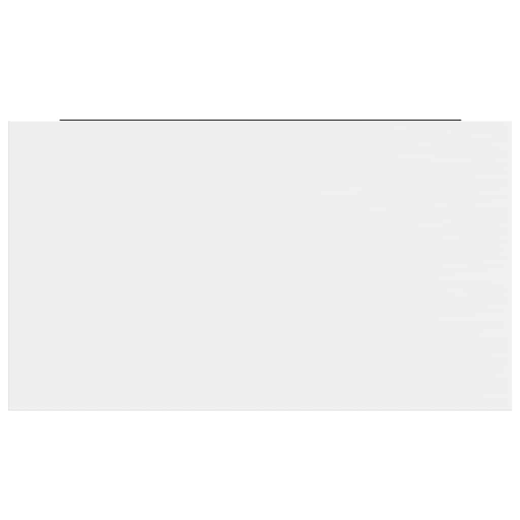 Floating Wall Shelves 4 pcs High Gloss White 40x23.5x3.8 cm MDF