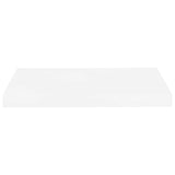 Floating Wall Shelf High Gloss White 50x23.5x3.8 cm MDF