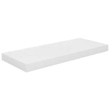 Floating Wall Shelf High Gloss White 60x23.5x3.8 cm MDF