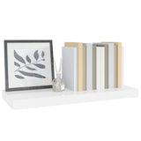 Floating Wall Shelf High Gloss White 60x23.5x3.8 cm MDF