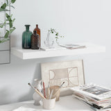 Floating Wall Shelf High Gloss White 60x23.5x3.8 cm MDF
