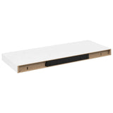 Floating Wall Shelf High Gloss White 60x23.5x3.8 cm MDF