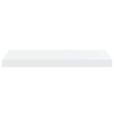 Floating Wall Shelves 2 pcs High Gloss White 60x23.5x3.8 cm MDF