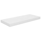 Floating Wall Shelves 4 pcs High Gloss White 60x23.5x3.8 cm MDF - Top-Down View