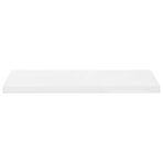 Floating Wall Shelves 2 pcs High Gloss White 80x23.5x3.8 cm MDF
