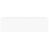 Floating Wall Shelves 4 pcs High Gloss White 80x23.5x3.8 cm MDF