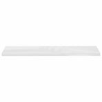 Floating Wall Shelf High Gloss White 120x23.5x3.8 cm MDF