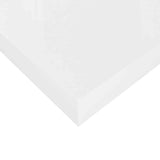 Floating Wall Shelf High Gloss White 120x23.5x3.8 cm MDF