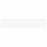 Floating Wall Shelves 2 pcs High Gloss White 120x23.5x3.8 cm MDF