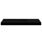 Floating Wall Shelf High Gloss Black 60x23.5x3.8 cm MDF