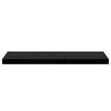 Floating Wall Shelves 2 pcs High Gloss Black 80x23.5x3.8 cm MDF