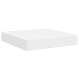 Floating Wall Shelves 4 pcs White 23x23.5x3.8 cm MDF