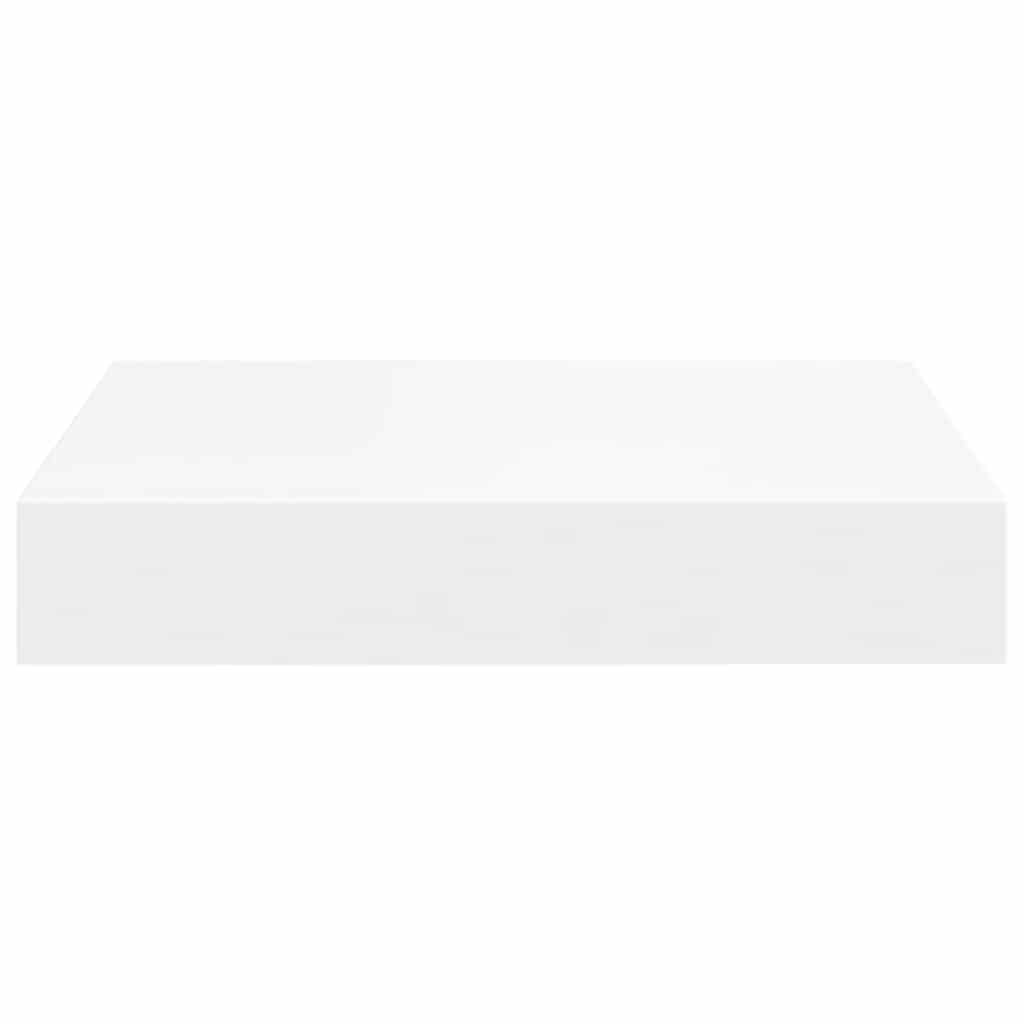 Floating Wall Shelves 4 pcs White 23x23.5x3.8 cm MDF