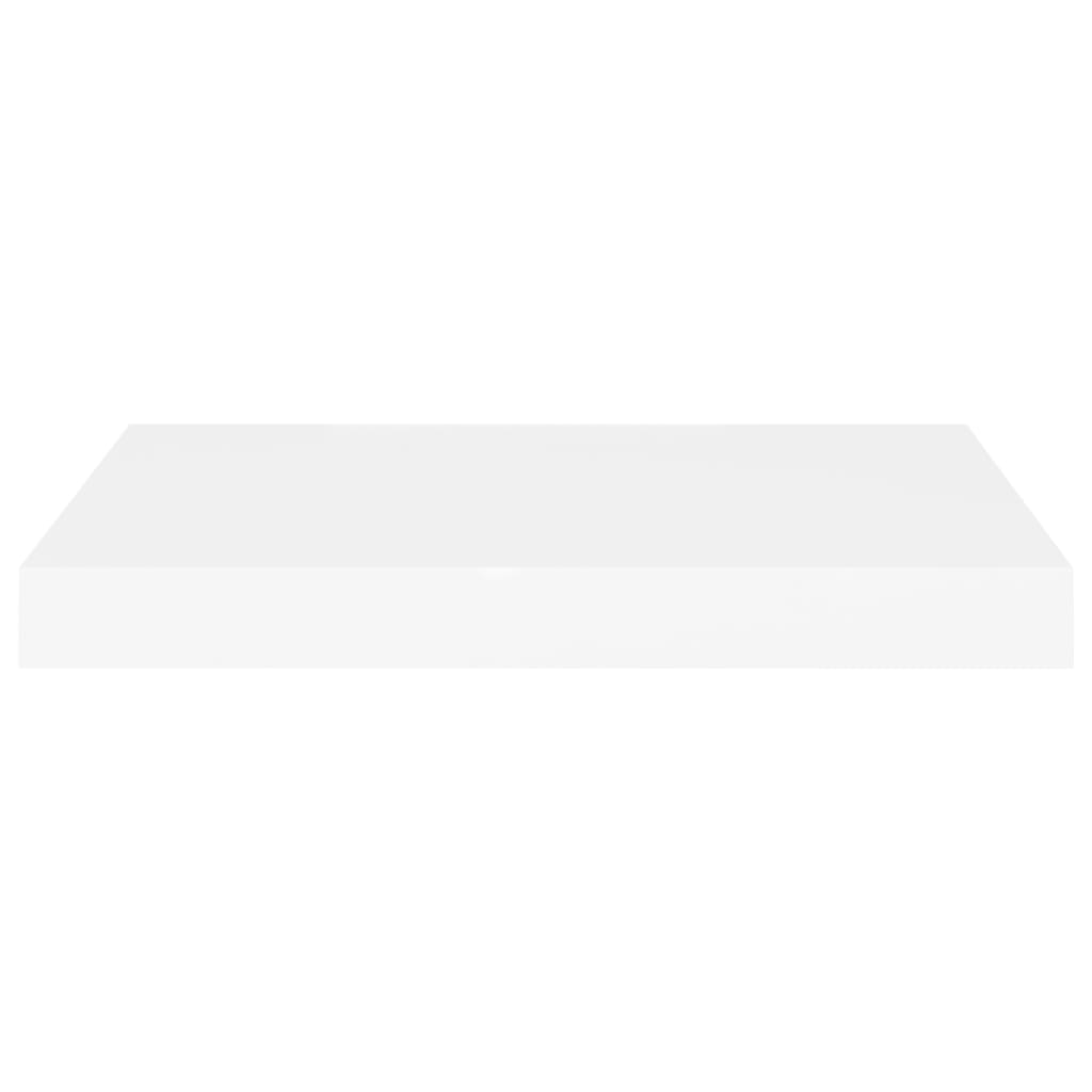 Floating Wall Shelf White 40x23.5x3.8 cm MDF
