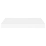 Floating Wall Shelf White 40x23.5x3.8 cm MDF