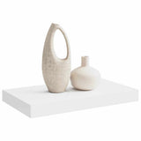 Floating Wall Shelf White 40x23.5x3.8 cm MDF