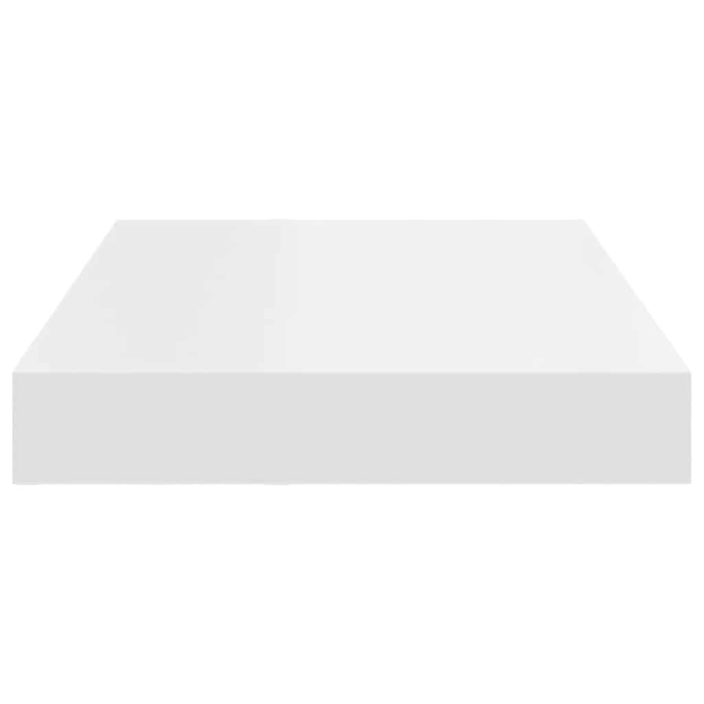 Floating Wall Shelf White 40x23.5x3.8 cm MDF