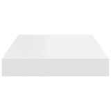 Floating Wall Shelf White 40x23.5x3.8 cm MDF