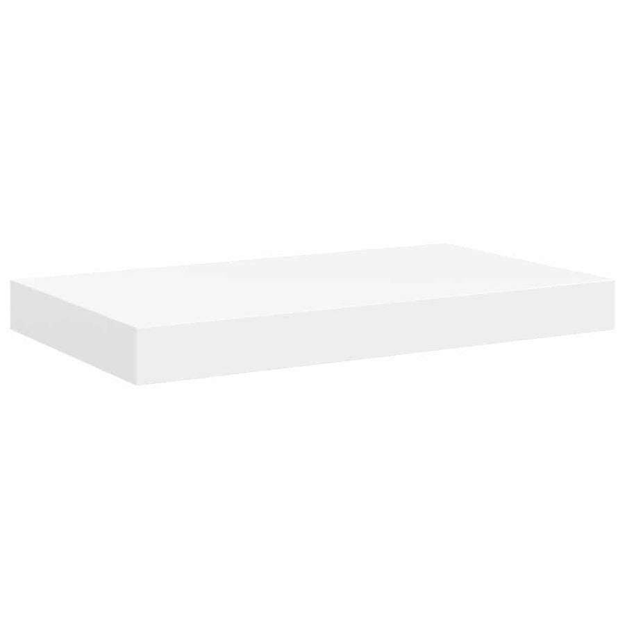 Floating Wall Shelves 2 pcs White 40x23.5x3.8 cm MDF