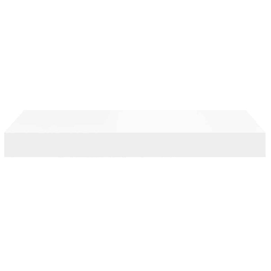 Floating Wall Shelves 2 pcs White 40x23.5x3.8 cm MDF