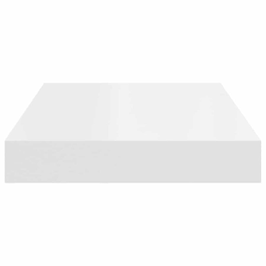 Floating Wall Shelves 2 pcs White 40x23.5x3.8 cm MDF