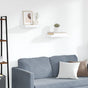 Floating Wall Shelves 2 pcs White 40x23.5x3.8 cm MDF