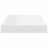 Floating Wall Shelves 4 pcs White 40x23.5x3.8 cm MDF