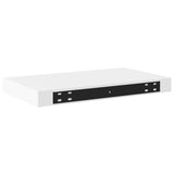 Floating Wall Shelves 4 pcs White 40x23.5x3.8 cm MDF