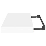 Floating Wall Shelves 4 pcs White 40x23x3.8 cm MDF - Extra Image