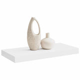 Floating Wall Shelf White 50x23.5x3.8 cm MDF