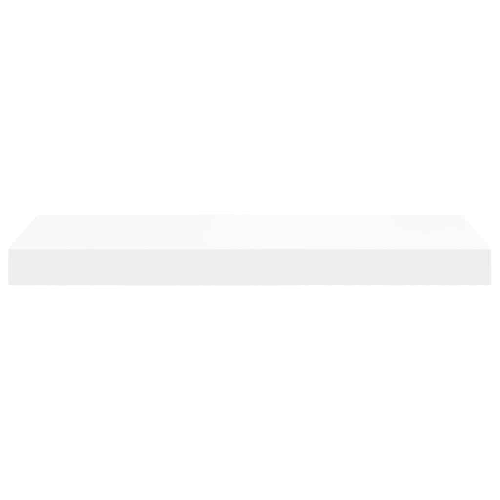 Floating Wall Shelf White 50x23.5x3.8 cm MDF