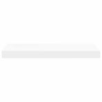 Floating Wall Shelf White 50x23.5x3.8 cm MDF