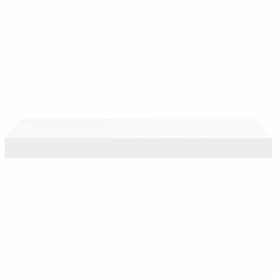 Floating Wall Shelf White 50x23.5x3.8 cm MDF