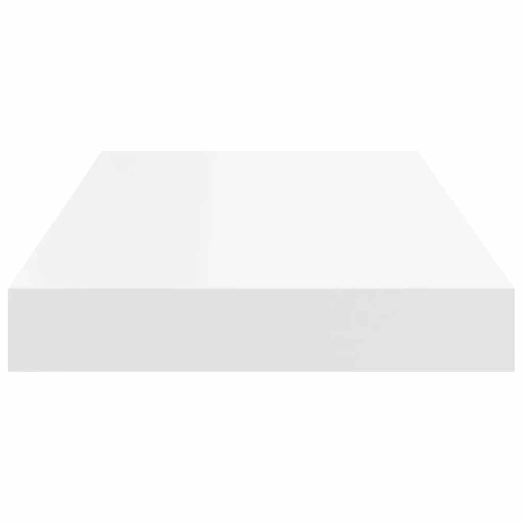 Floating Wall Shelf White 50x23.5x3.8 cm MDF
