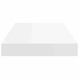 Floating Wall Shelf White 50x23.5x3.8 cm MDF