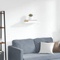 Floating Wall Shelf White 50x23.5x3.8 cm MDF