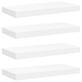 Floating Wall Shelves 4 pcs White 50x23.5x3.8 cm MDF