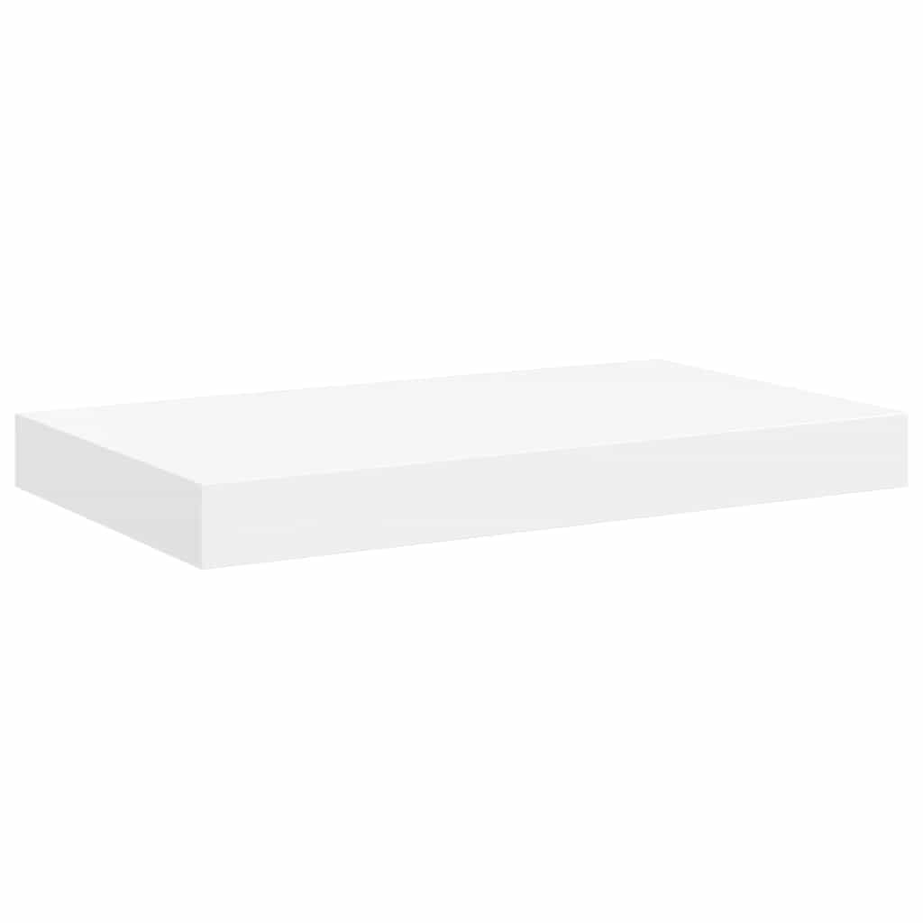 Floating Wall Shelves 4 pcs White 50x23.5x3.8 cm MDF