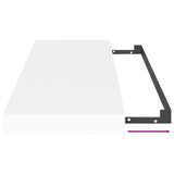 Floating Wall Shelves 4 pcs White 60x23.5x3.8 cm MDF - Extra Image