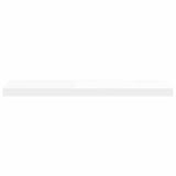 Floating Wall Shelf White 80x23.5x3.8 cm MDF