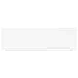 Floating Wall Shelf White 80x23.5x3.8 cm MDF