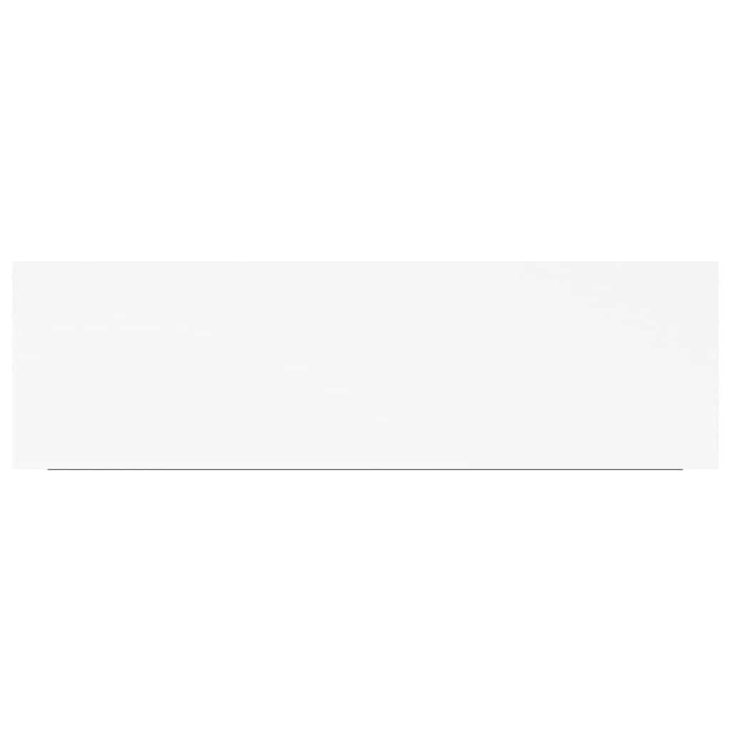 Floating Wall Shelf White 80x23.5x3.8 cm MDF